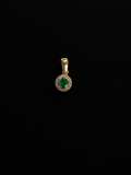 Dije con esmeralda y diamantes (Ref. 144)